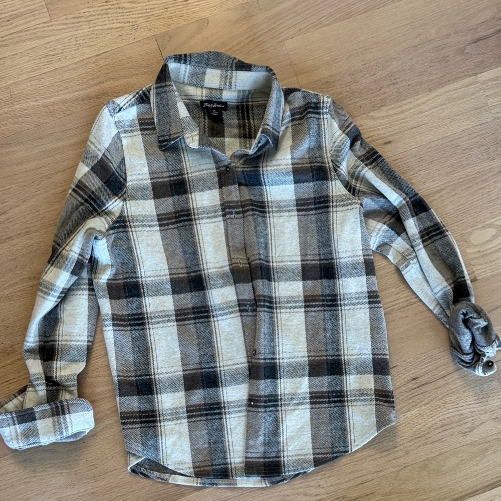 Flag & anthem Plaid Button-Up Shirt